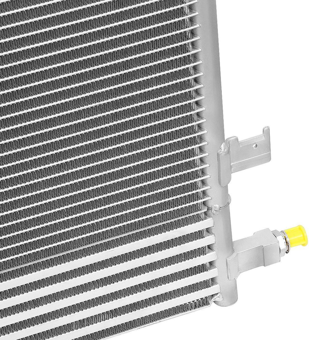 Alt view image 5 of 7 - DNA Motoring OEM-CDS-4283 For 2014 to 2018 GMC Sierra Chevy Silverado 1500 Tahoe Yukon XL Cadillac Escalade 5.3L 6.0L 6.2L V8 4283 Aluminum Air Conditioning A/C Condenser 15 16 17