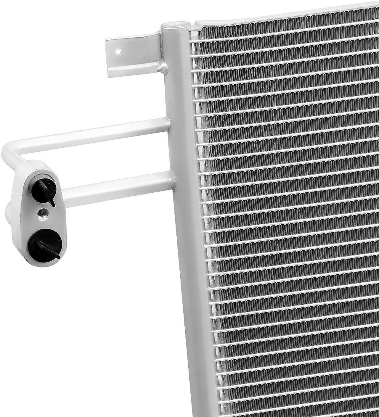 Alt view image 2 of 7 - DNA Motoring OEM-CDS-4283 For 2014 to 2018 GMC Sierra Chevy Silverado 1500 Tahoe Yukon XL Cadillac Escalade 5.3L 6.0L 6.2L V8 4283 Aluminum Air Conditioning A/C Condenser 15 16 17