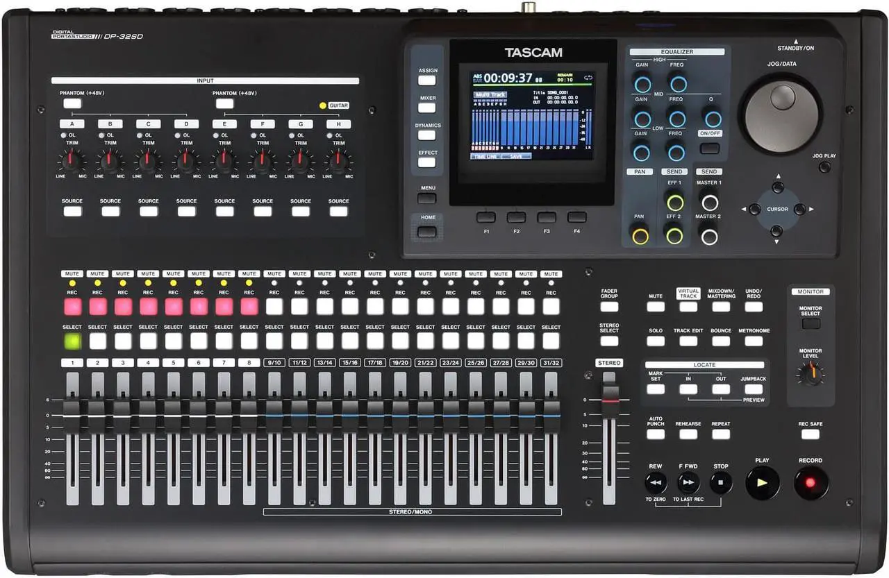 Alt view image 2 of 20 - Tascam DP-32SD 32-Track Digital Portastudio