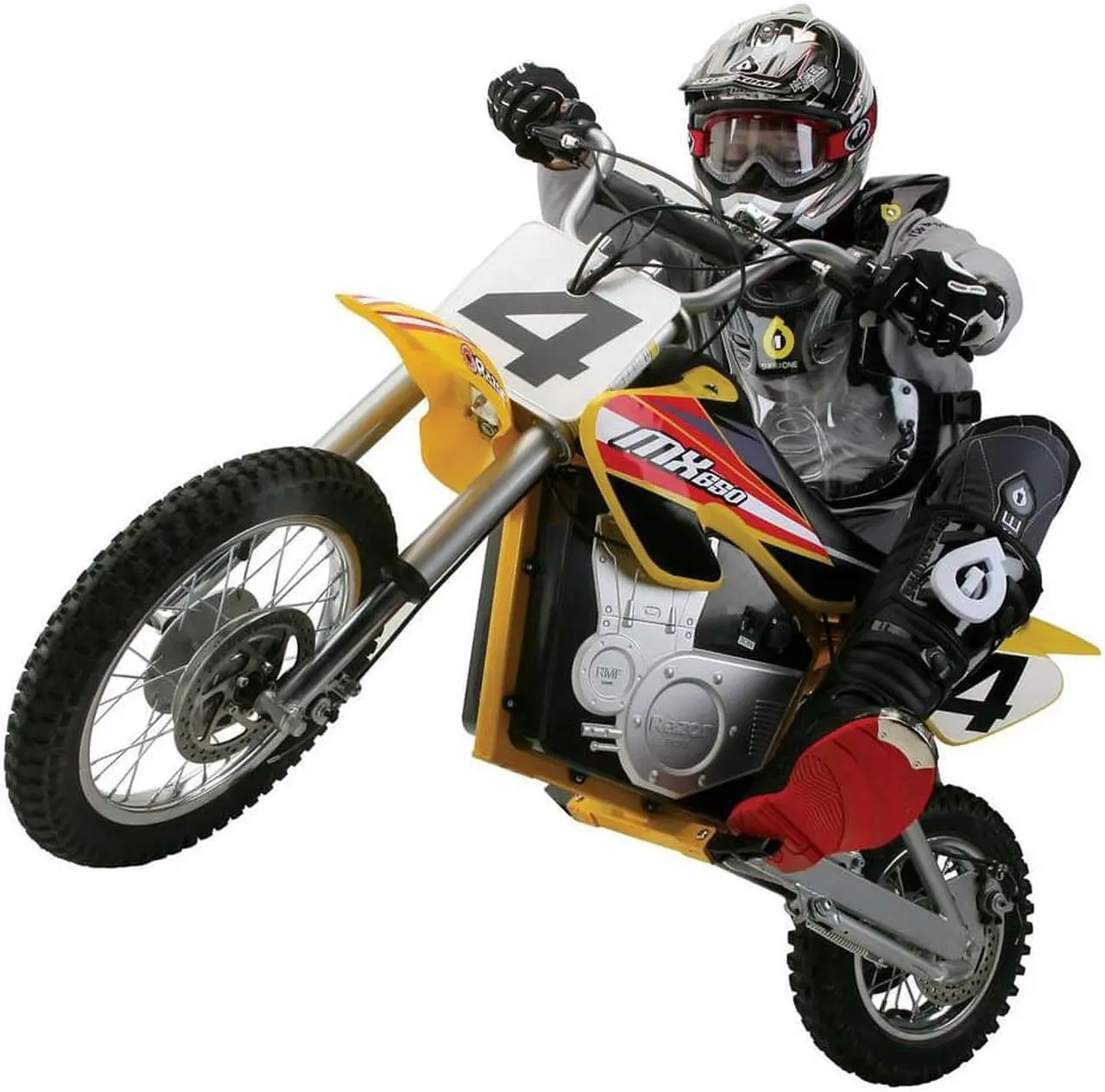 Alt view image 4 of 13 - Razor Dirt Rocket MX650 Electric Off-Road Bike