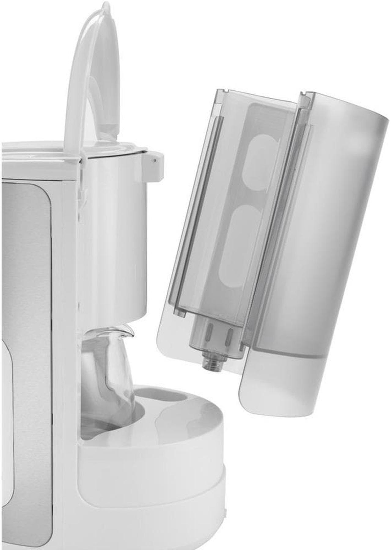 Alt view image 3 of 9 - KitchenAid KCM1202WH 12-Cup Glass Carafe Coffe Maker - White