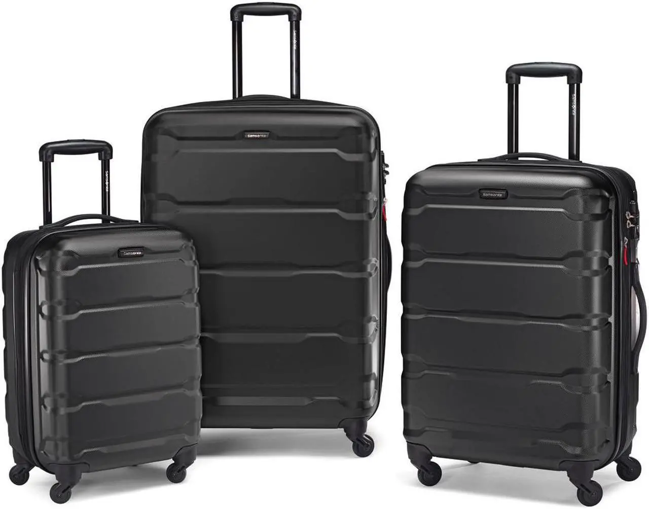 Alt view image 6 of 15 - Samsonite Omni Hardside 3-Piece Nested Set - Black