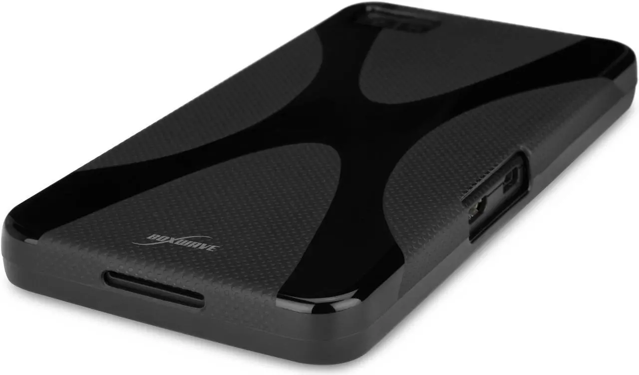 Alt view image 2 of 2 - BlackBerry Z10 Case, BoxWave [BodySuit] Premium Textured TPU Rubber Gel Skin Case for BlackBerry Z10 - Black
