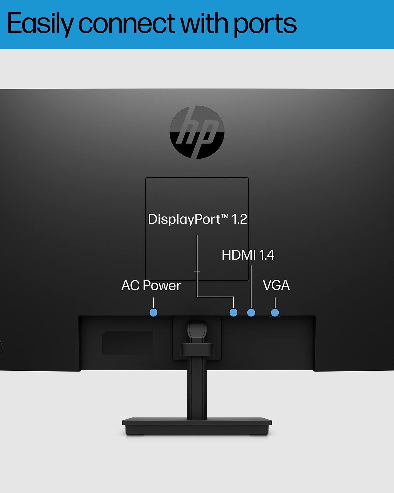 Alt view image 12 of 13 - HP 27h 27" Full HD IPS 75Hz Desktop Monitor Black 737K9AA