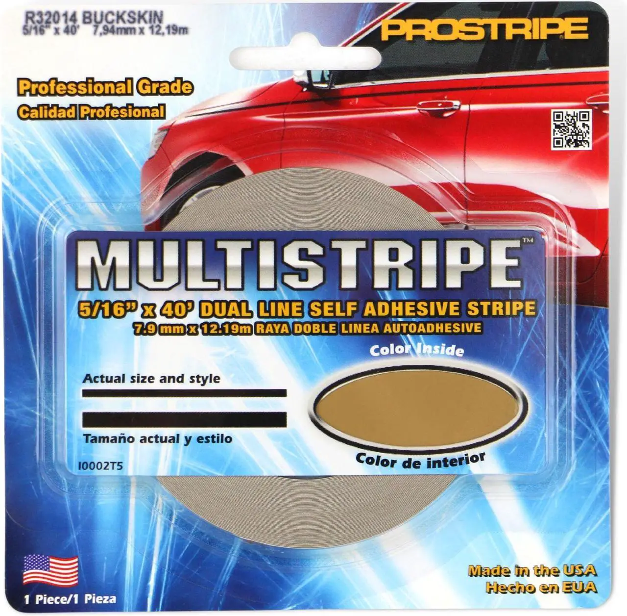 Main image of Sharpline Prostripe Pinstriping Tape [MultiStripe]: 5/16 in. x 40 ft. (Buckskin) *double-stripe