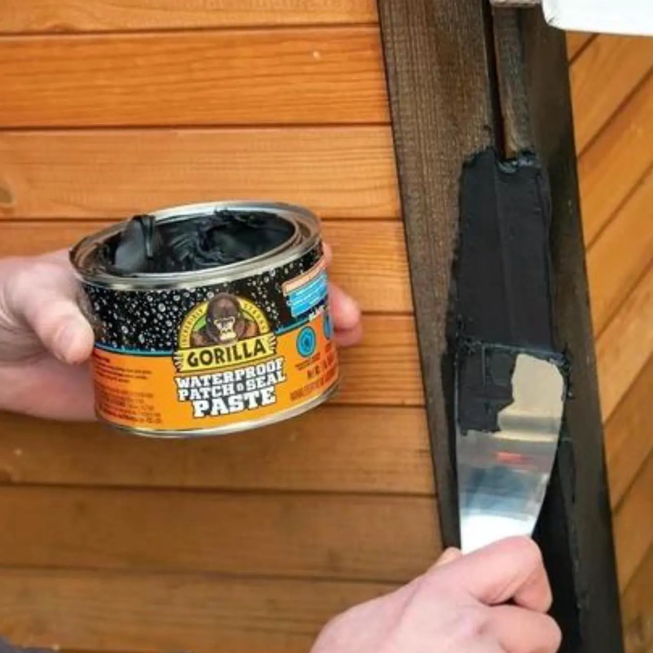 Alt view image 3 of 5 - Gorilla Waterproof Patch & Seal Paste: 1 lb. (Black)