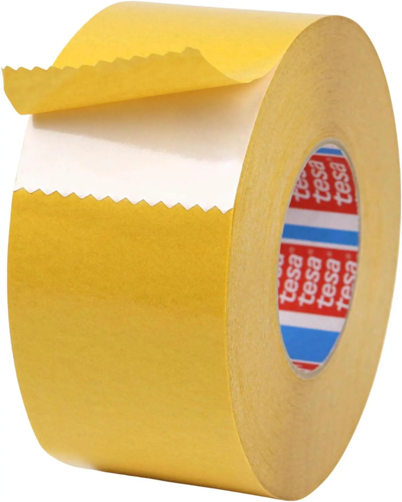 Main image of tesa Double Sided White PVC Tape (4970): 3 in. (72mm actual) x 60 yds. (White)