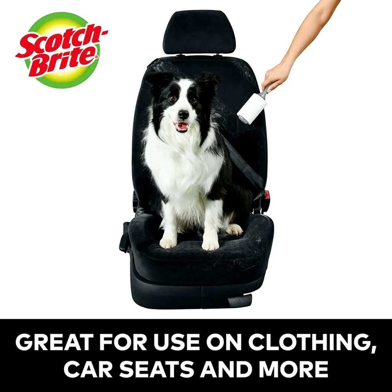 Alt view image 3 of 5 - Scotch-Brite 50% Stickier Auto Lint Roller: 4 in. width *48 sheets