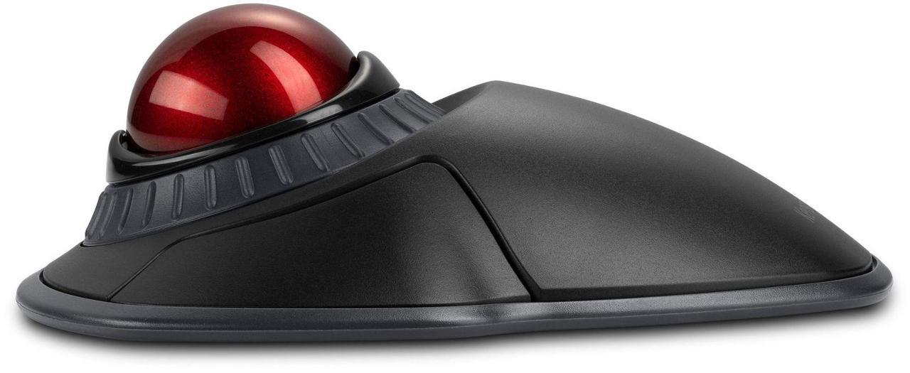 Alt view image 19 of 20 - Kensington Orbit Wireless Trackball with Scroll Ring - Black - Optical - Wireless - Bluetooth - 2.40 GHz - Black, Red - 1600 dpi - Scroll Ring, Scroll Ball - Symmetrical