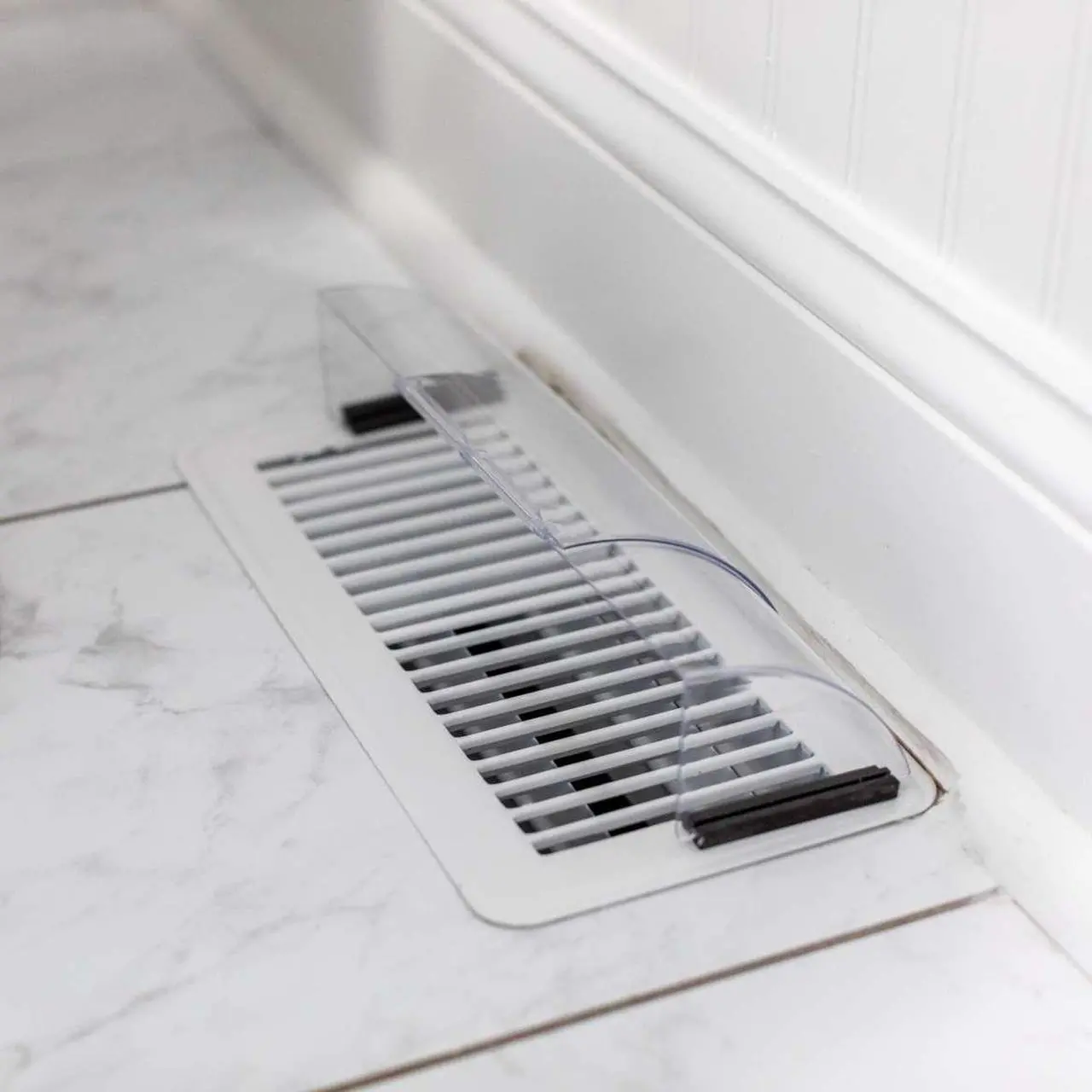 Alt view image 2 of 3 - Duck Brand Air & Heat Vent Deflector: adjustable 10 in. to 14 in. deflector (Clear)