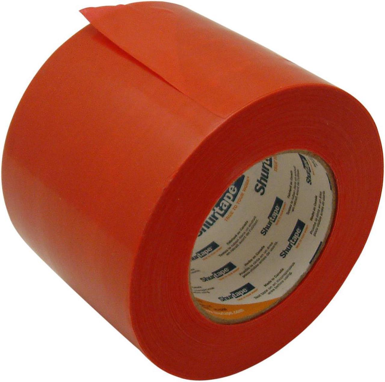 Alt view image 4 of 5 - Shurtape Non-UV-Resistant Polyethylene Tape (PE-333): 2 in. (48mm actual) x 60 yds. (Red) *serrated edge