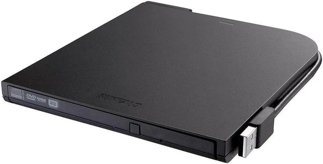 Alt view image 3 of 14 - Buffalo  DVSM-PT58U2VB  Portable USB 2.0 DVD Writer