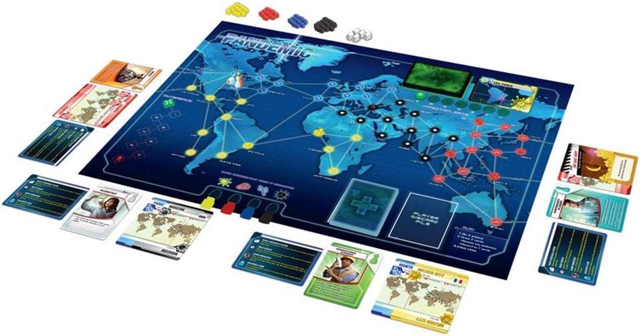 Alt view image 6 of 9 - Pandemic Board Game - Can You Save Humanity