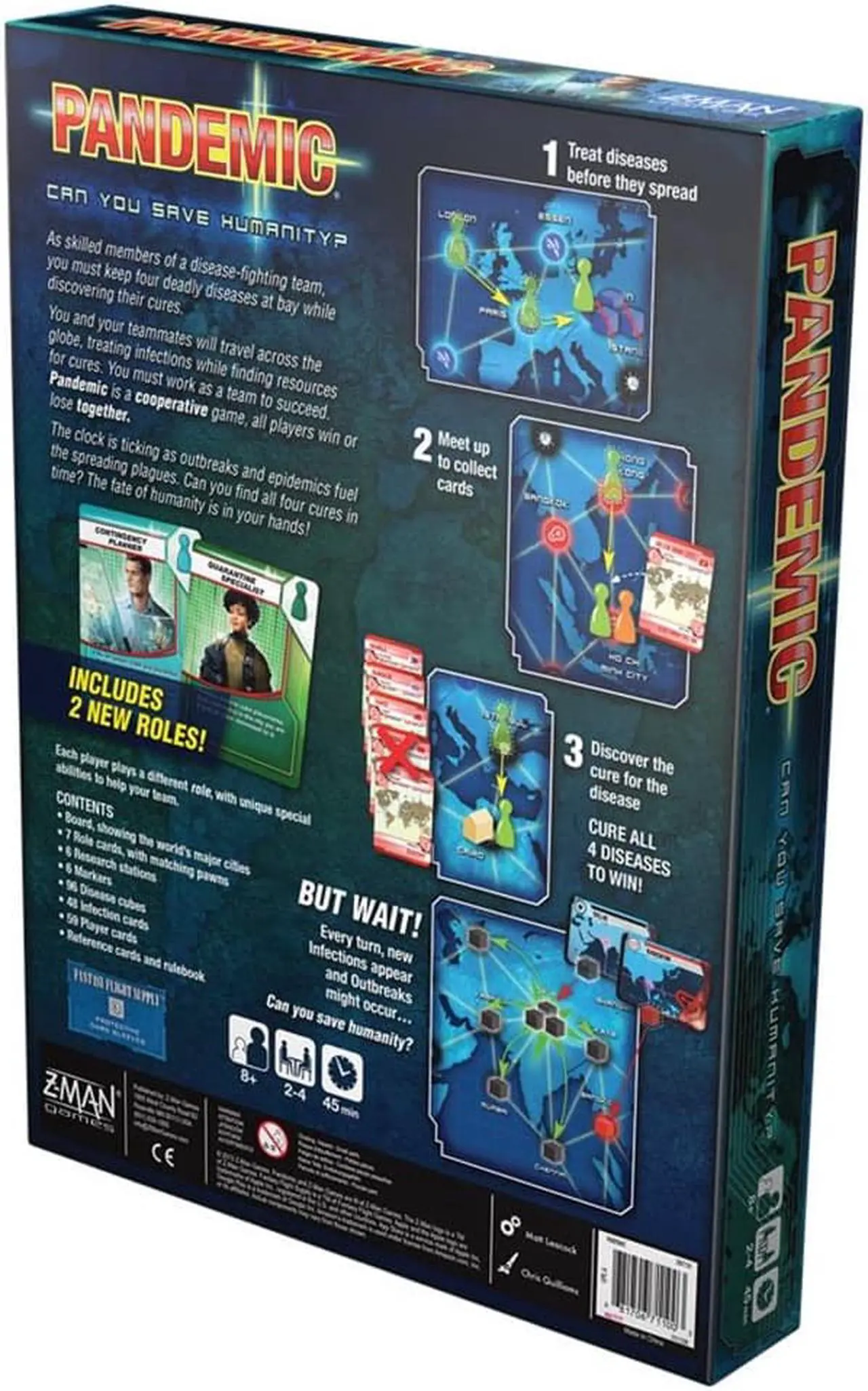 Alt view image 5 of 9 - Pandemic Board Game - Can You Save Humanity