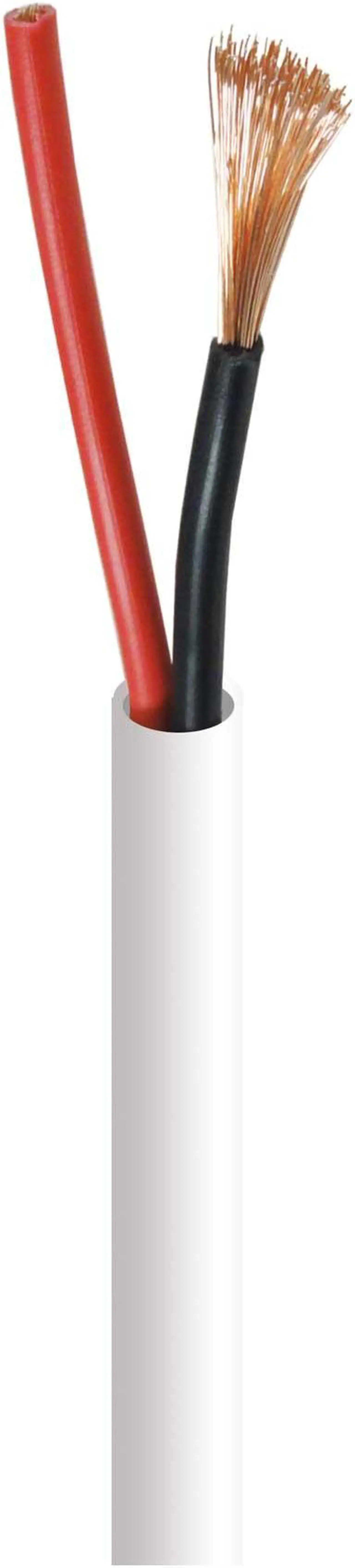 Alt view image 3 of 3 - In Wall Audio Speaker Cable 16/2 Gauge/AWG OFC Pure Copper 500ft White