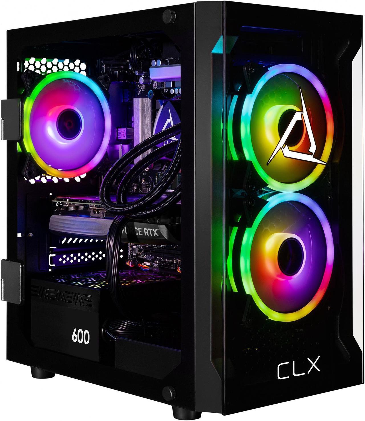 CLX Gaming Desktop - Intel Core i7 14700KF 3.4GHz 20-Core Processor, 32GB DDR5 Memory, GeForce RTX 4060 Ti 16GB GDDR6 Graphics 1TB NVMe M.2 SSD, 4TB HDD, WiFi, Win 11 Home 64-bit