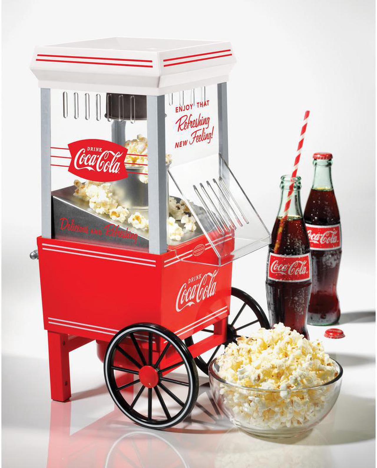 Alt view image 6 of 7 - Nostalgia Electrics Coca-Cola Series Hot Air Popcorn Maker