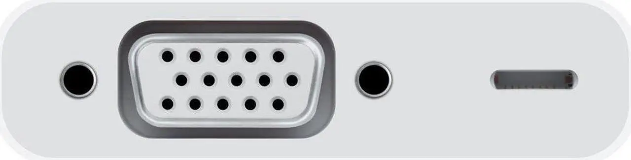 Alt view image 4 of 6 - Apple Lightning to VGA Adapter for Apple iPhones / iPads (White)
