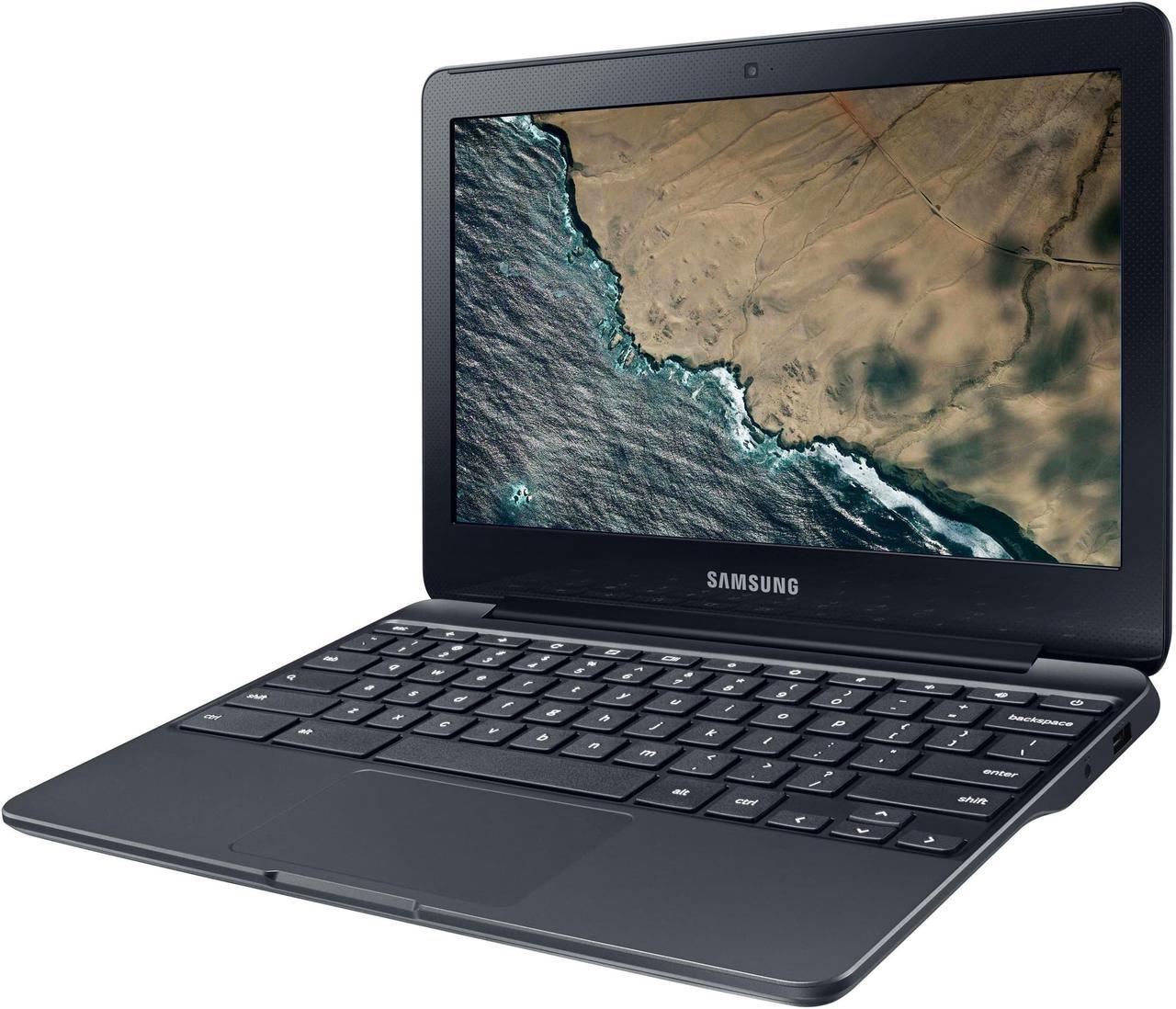 Alt view image 10 of 10 - Samsung Chromebook 3 XE500C13-K04US Chromebook PC - Intel Celeron N3060 1.6 GHz Dual-Core Processor - 4 GB LPDDR3 SDRAM - 16 GB SSD - 11.6-inch Display - Chrome OS - Metallic Black
