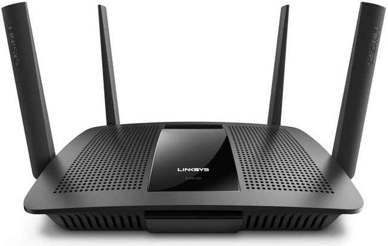 Alt view image 6 of 8 - Linksys AC2600 4x4 MU-MIMO Dual-Band Gigabit Router with USB 3.0 and eSATA (EA8100)