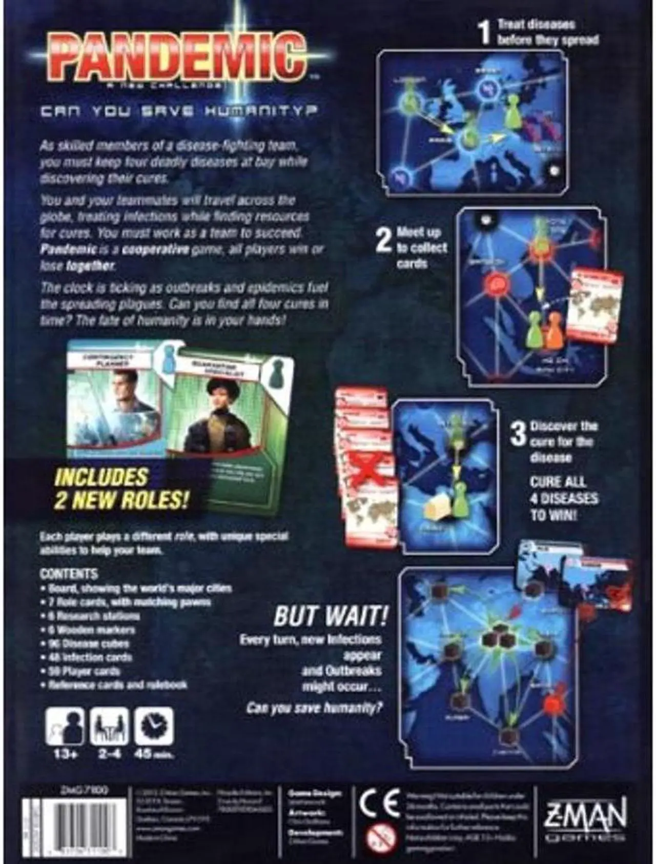 Alt view image 9 of 9 - Pandemic Board Game - Can You Save Humanity