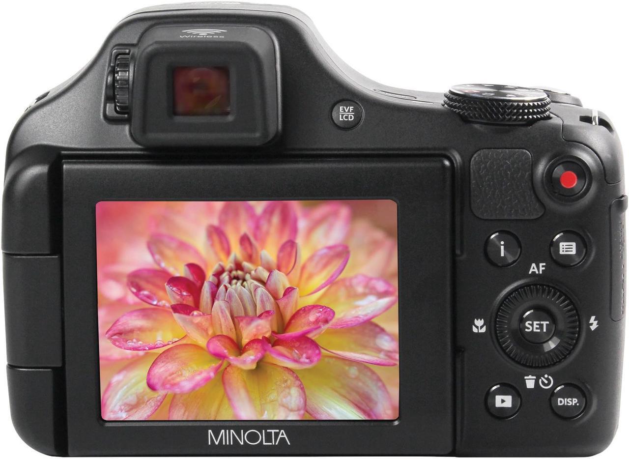 Alt view image 7 of 15 - Minolta MN67Z-BK ProShot Wi-Fi Bridge Camera with 67x Optical Zoom, Black
