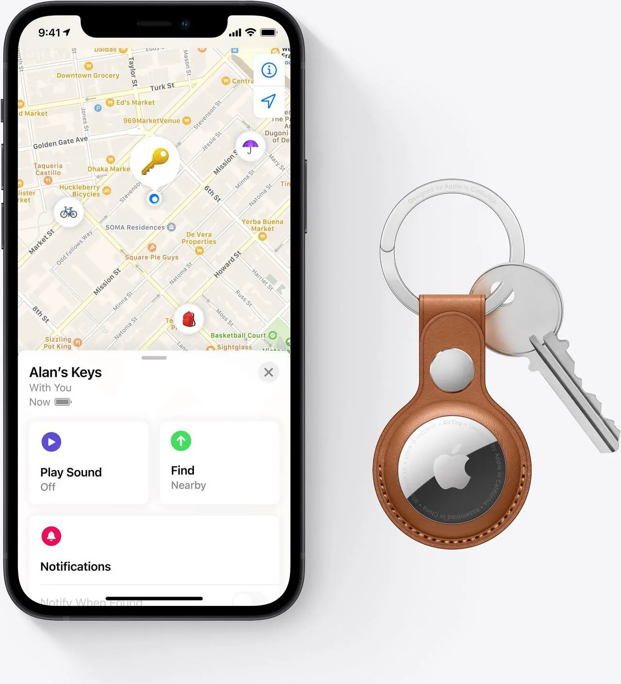 Alt view image 5 of 6 - Apple AirTag 4 Pack