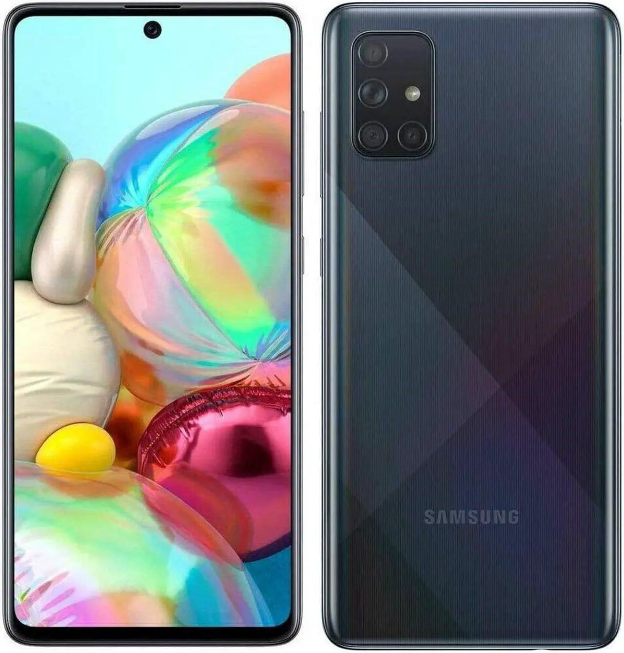 Alt view image 5 of 5 - Samsung Galaxy A71 5G | Sprint | Prism Cube Black | 128 GB