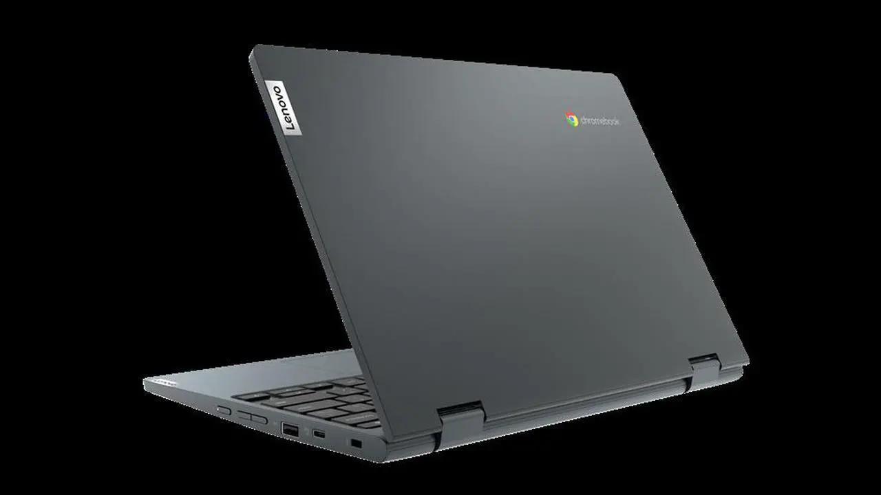 Alt view image 8 of 16 - Lenovo Chromebook Flex 3 11.6" Touchscreen Laptop, Intel Celeron N4020, 4GB RAM, 32GB eMMC HD, Chrome OS, Abyss Blue, 82BB0009US Notebook PC Tablet