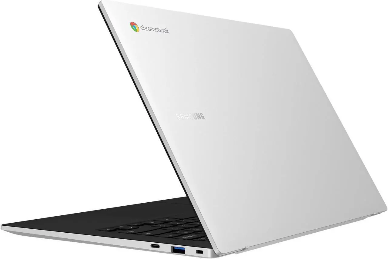 Alt view image 8 of 8 - Samsung XE340XDA-KA1US-RB Chromebook Go 14" HD N4500 4GB 32GB Chrome Silver