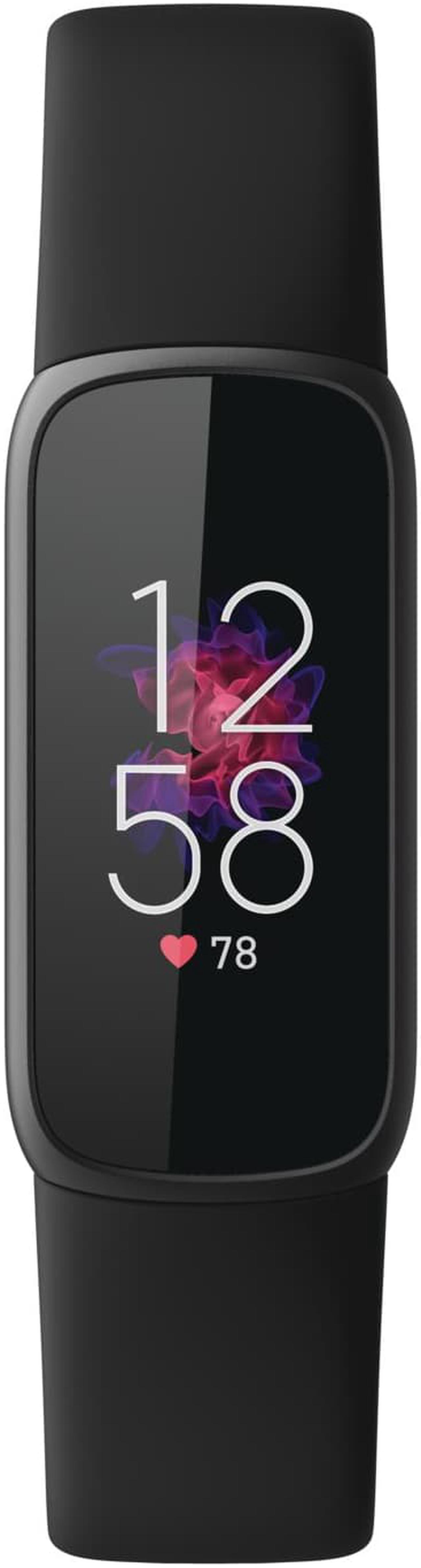 Alt view image 2 of 7 - Fitbit Luxe Fitness and Wellness Tracker with Stress Management, Sleep Tracking and 24/7 Heart Rate, Black/Graphite, One Size (S & L Bands Included)