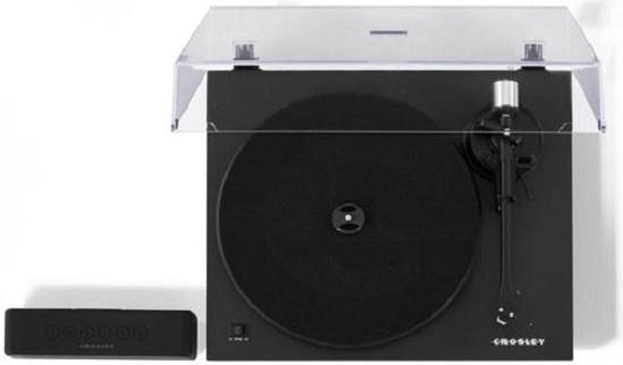Main image of Crosley KTC6B 2-Speed Turntable and Speaker Kit, Adjustable Tonearm Counterweight