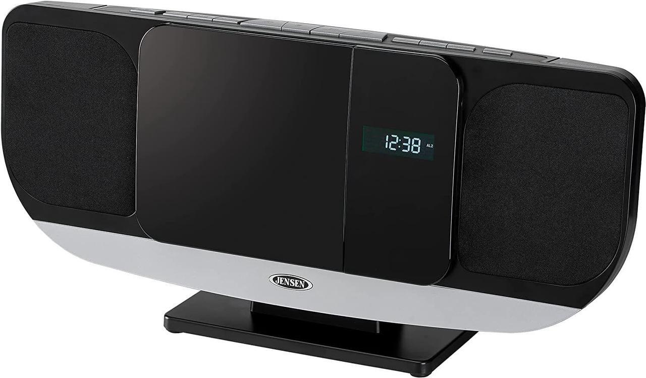 Alt view image 3 of 5 - jensen jbs-215 wall mountable bluetooth music system with mp3 cd player