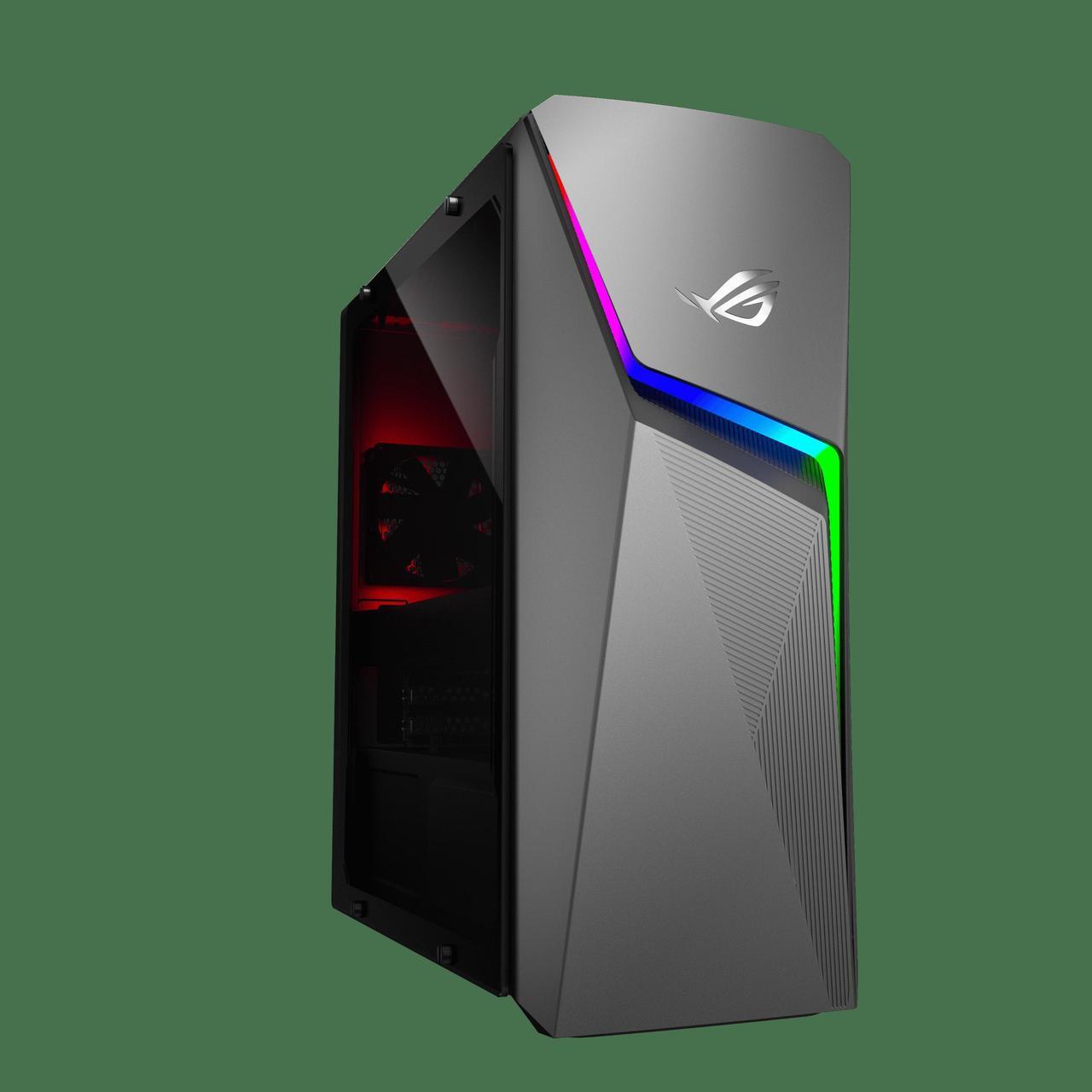 Alt view image 5 of 5 - ASUS ROG Strix i5 3050 Desktop; ASUS ROG Strix Intel Core i5-11400F, NVIDIA GeForce RTX 3050 Graphics, 8GB RAM, 512GB SSD, Gray, Windows 11 Home, G10CE-WB553