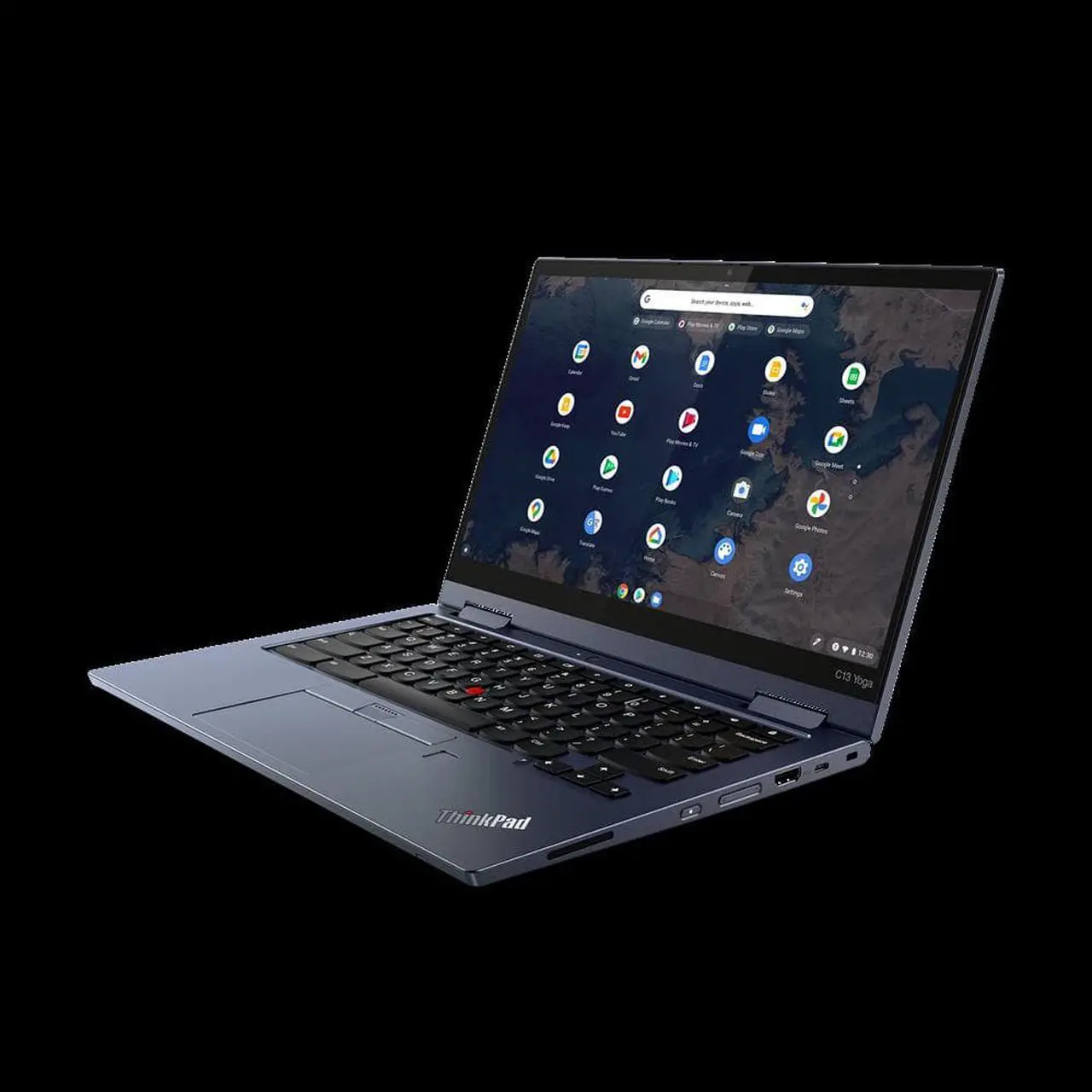 Alt view image 8 of 8 - Lenovo ThinkPad C13 Yoga Chromebook Laptop, 13.3" FHD IPS Touch  300 nits, Ryzen 7 3700C,  AMD Radeon Graphics, 16GB, 256GB SSD, Chrome Os