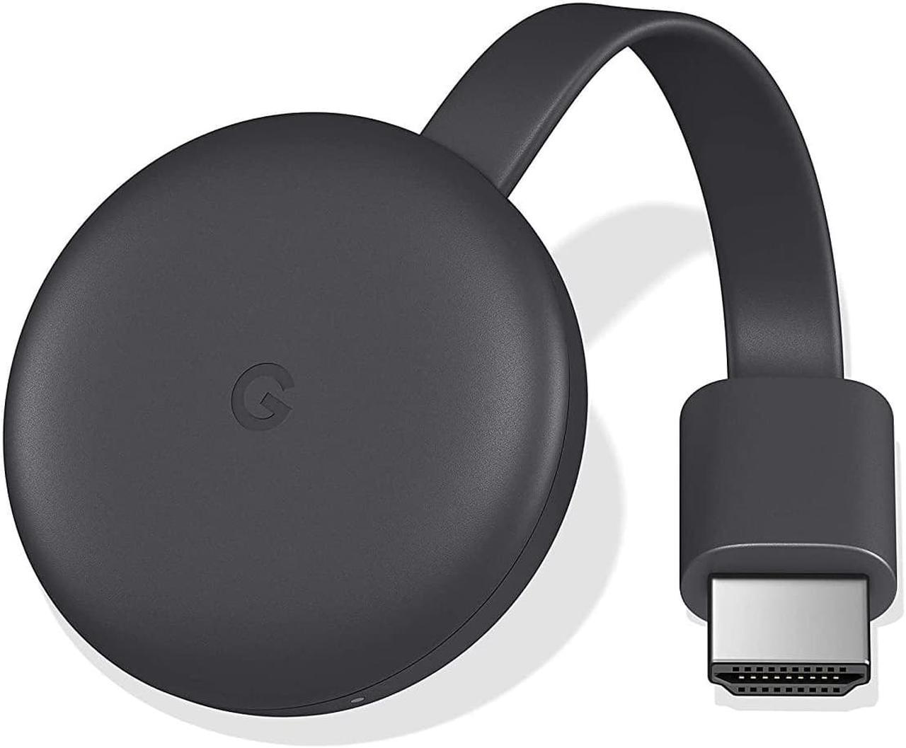 Google GA00439-LA Chromecast Media Streamer, Charcoal, Spanish Latam Version, 3rd Generation