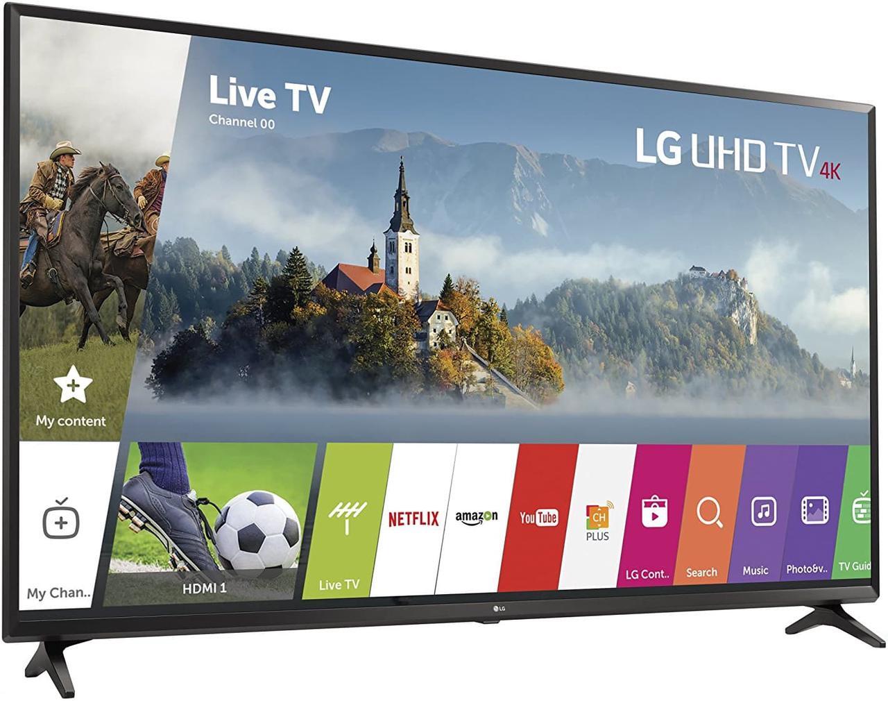 Alt view image 3 of 13 - LG 55UJ6300 55-inch 2160p 4K UHD HDR Smart LED TV, Certified