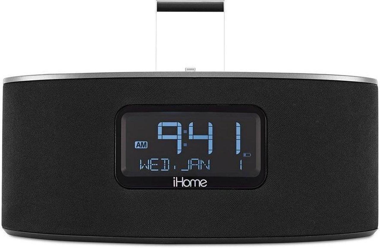Alt view image 13 of 15 - iHome iDL46 Stereo Dual Alarm Clock Radio for iPad, iPhone&  iPod, Gray