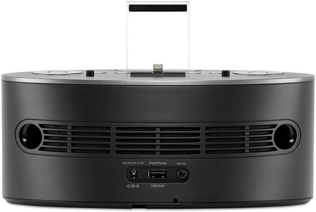 Alt view image 14 of 15 - iHome iDL46 Stereo Dual Alarm Clock Radio for iPad, iPhone&  iPod, Gray