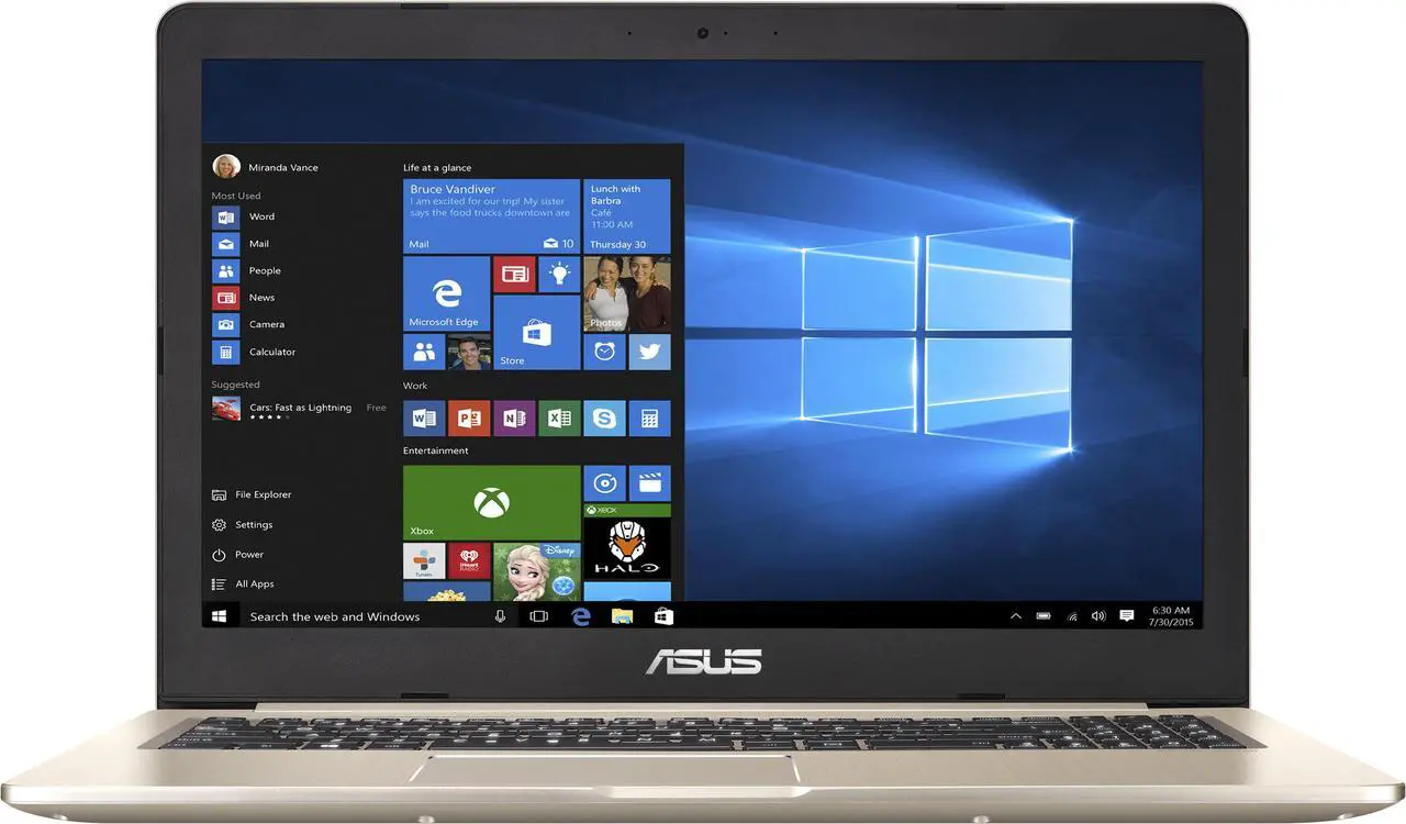 Alt view image 8 of 16 - ASUS Laptop AMD A9-9420 8GB Memory 1TB HDD AMD Radeon R5 Series 15.6" Non-Touch Screen Windows 10 Home 64-Bit X505BA-RB94