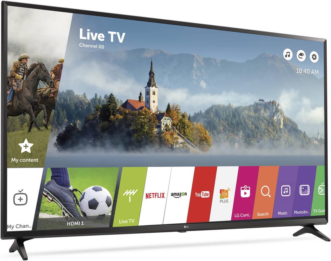 Alt view image 10 of 13 - LG 55UJ6300 55-inch 2160p 4K UHD HDR Smart LED TV, Certified