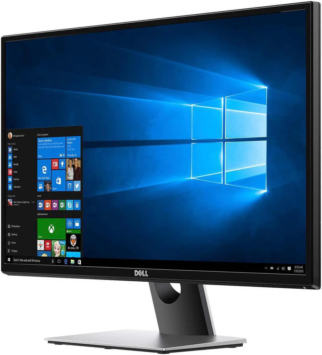 Alt view image 10 of 20 - Dell SE2717HR 27" Full HD 1920x1080 75Hz AMD FreeSync HDMI VGA Narrow Bezel LED Backlit Gaming Monitor