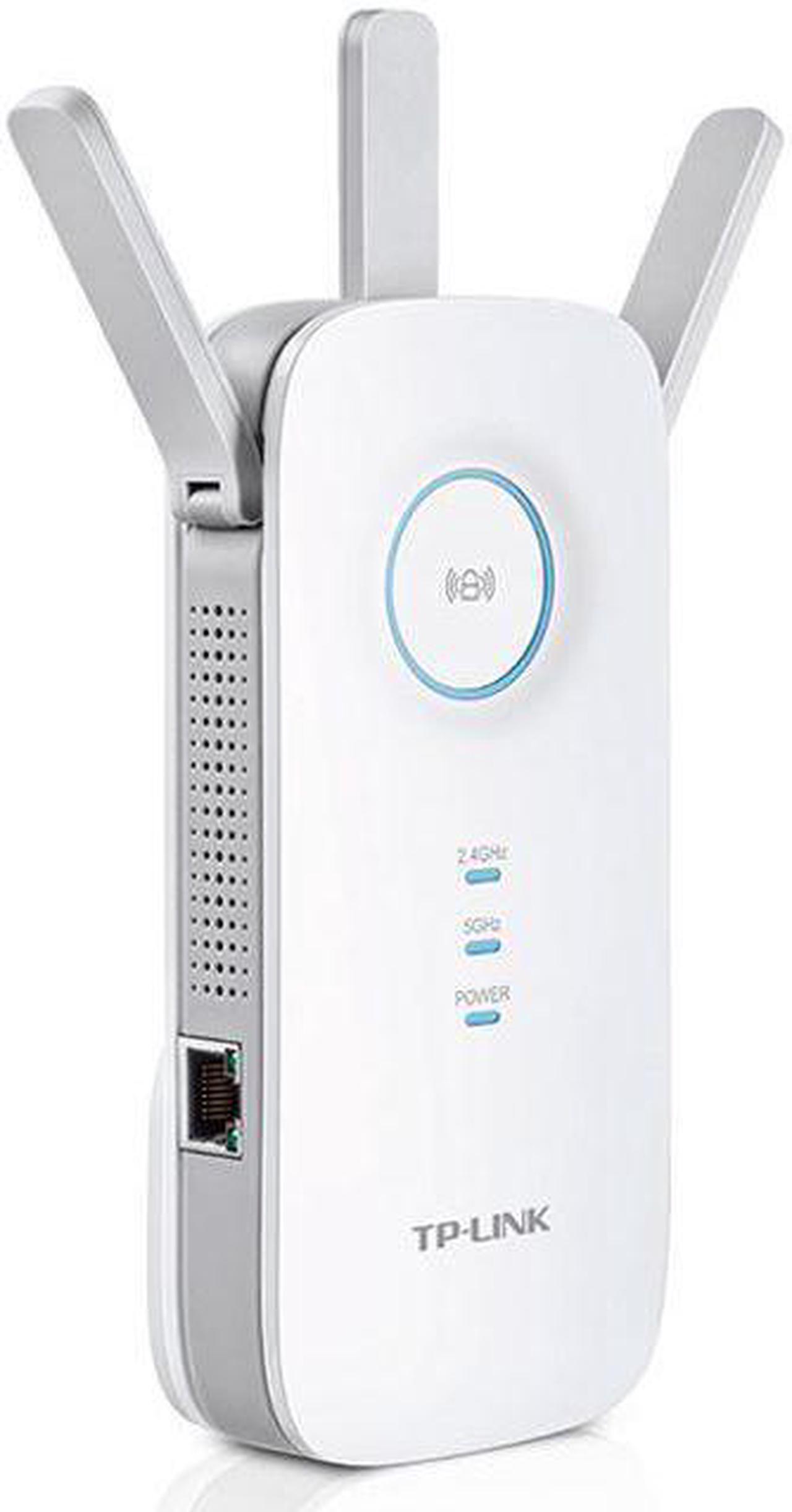 TP-LINK RE450 IEEE 802.11ac 1.71 Gbit/s Wireless Range Extender - 2.40 GHz, 5 GHz - 3 x External Antenna(s) - 1 x Network (RJ-45) - Wall Mountable