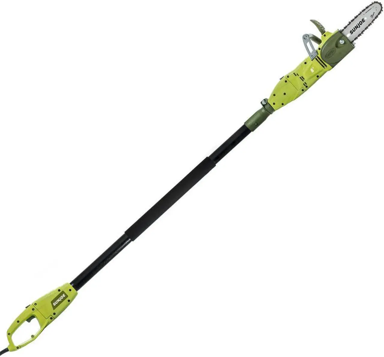 Alt view image 7 of 9 - Sun Joe SWJ806E 2-in-1 Electric Convertible Pole Chain Saw | 8 inch | 8.0 Amp (Green)