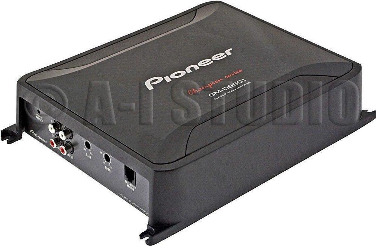Alt view image 19 of 20 - New Pioneer Gmd8601 1600W Car Audio Mono Amplifier Amp With Bass Knob 1600 Watt