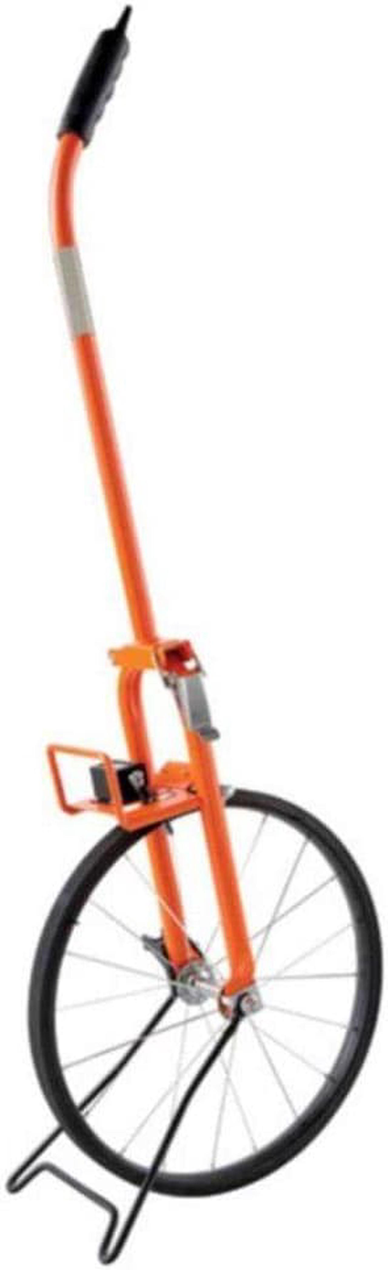 Alt view image 6 of 8 - Keson Measuring Wheel Orange  Tubular Steel Frame/Metal Spoked Wheel  MP301