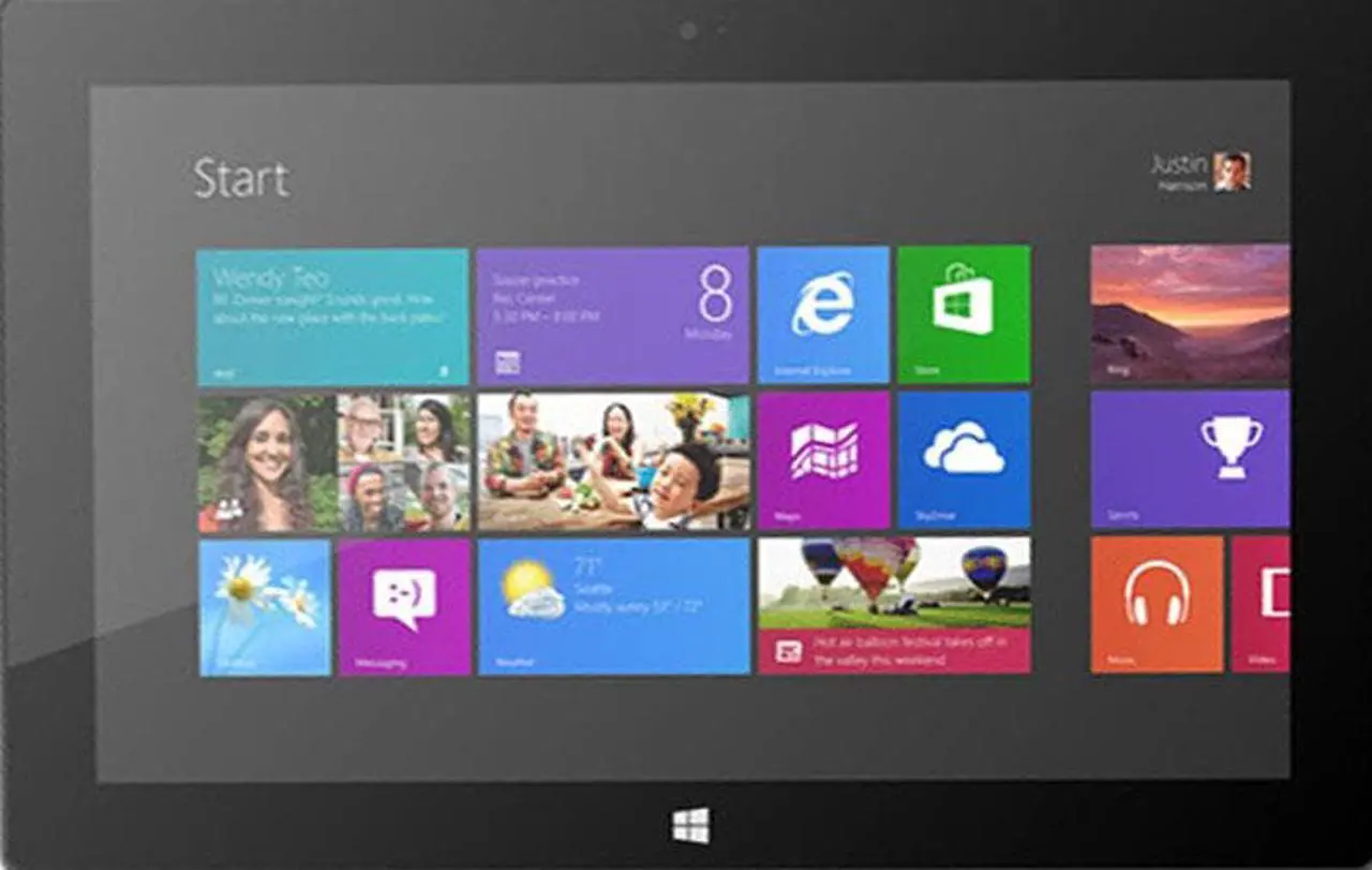Alt view image 5 of 6 - Microsoft Surface RT 7XR-00001 32 GB Tablet PC - nVIDIA Tegra 3 Quad-Core Processor - 2 GB RAM - 10.6-inch Display - Windows RT - Dark Titanium