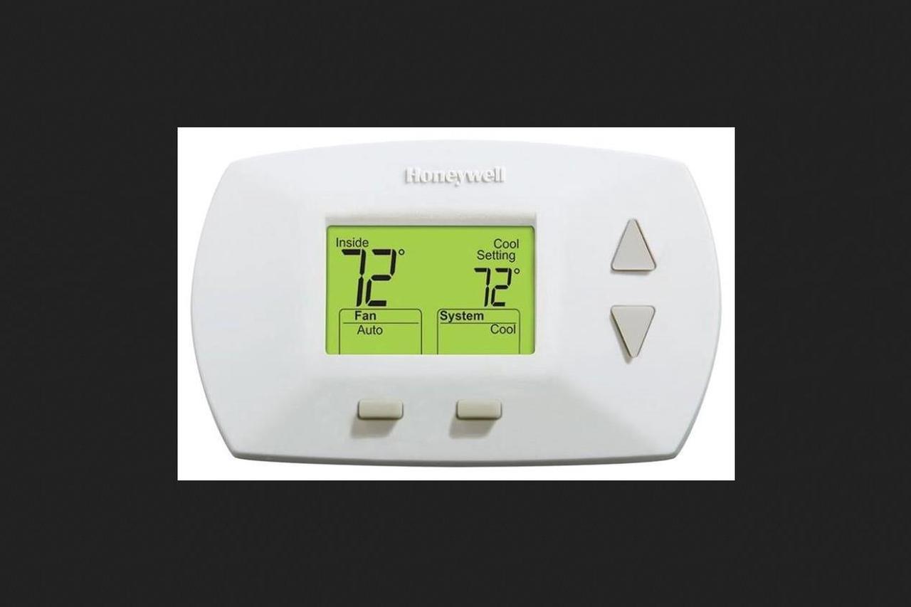 Alt view image 3 of 13 - Honeywell Simple Display Non-Programmable Thermostat