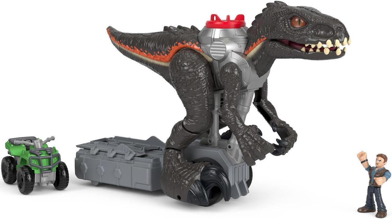 Alt view image 2 of 18 - Fisher-Price Imaginext Jurassic World, Walking Indoraptor Dinosaur