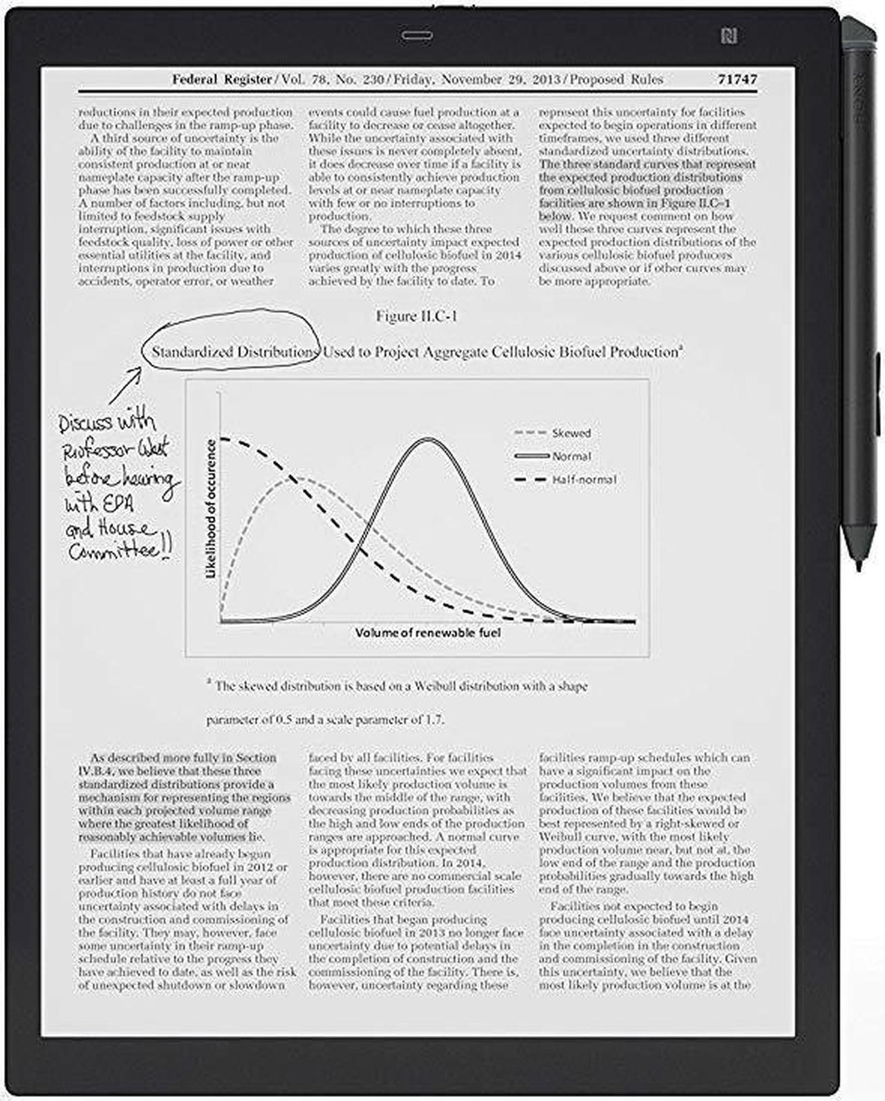 Main image of Sony DPT-RP1/B 13" Digital Paper